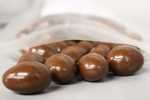 Milk Chocolate Covered Almonds - Palm Bites® - Chocolate Nuts -