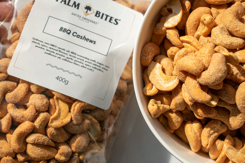 BBQ Cashews - Palm Bites® - Roasted Nuts -