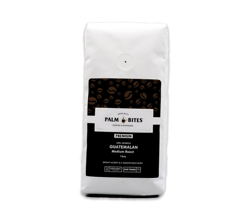 Guatemalan 1lb Medium Roast - Organic & Fair Trade Coffee - Palm Bites® - Specialty Coffee -