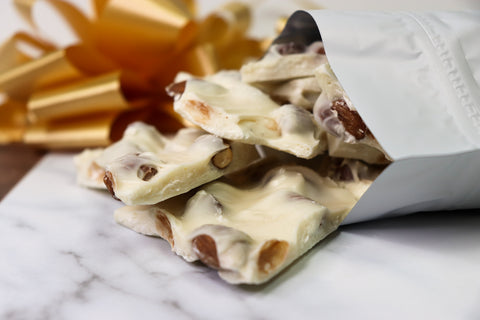 White Chocolate Almond Bark - Palm Bites® - Bark -