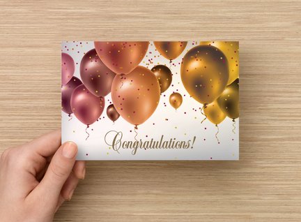 Congratulations Greeting Card - Palm Bites® - Gift Essentials -