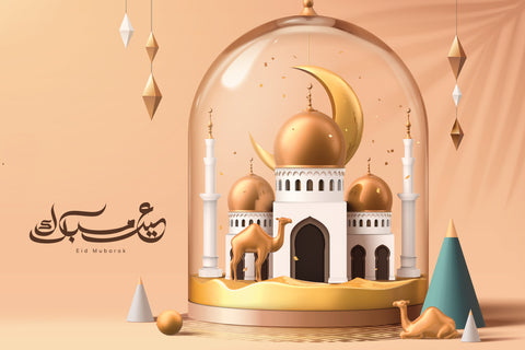 Eid Mubarak Card (Sandy) - Palm Bites® - Gift Essentials -
