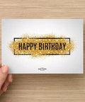 Greeting Cards - Palm Bites® - Greeting & Note Cards - Happy Birthday Glitter