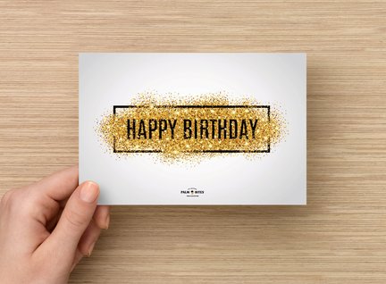 Happy Birthday Card - Palm Bites® - Gift Essentials -