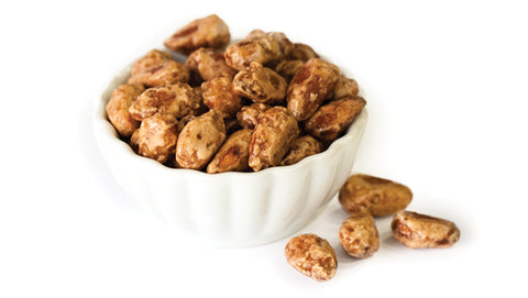 Maple Syrup Almonds - Palm Bites® - Roasted Nuts -