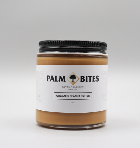 Palm Bites Organic Peanut Butter Jar - Palm Bites® - Nut Butters - 280g