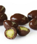 Organic Chocolate Toffee Pistachios - Palm Bites® - Chocolate Nuts -